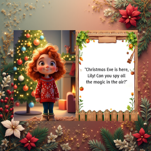 Christmas Eve I-Spy Printable – Holiday Seek & Find (Instant PDF Download)