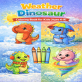 Weather Dinosaur Coloring Book for Kids (Ages 4–8)